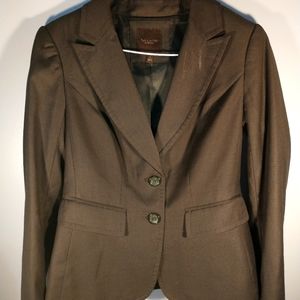 The Limited Collection Brown Blazer Suit Jacket w/Faux Pockets